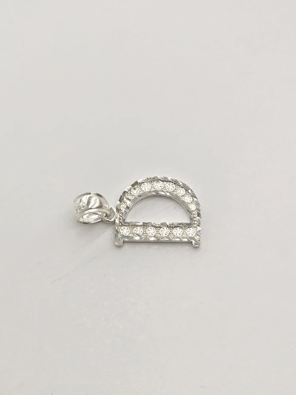 925 Sterling Silver Letter D Pendant